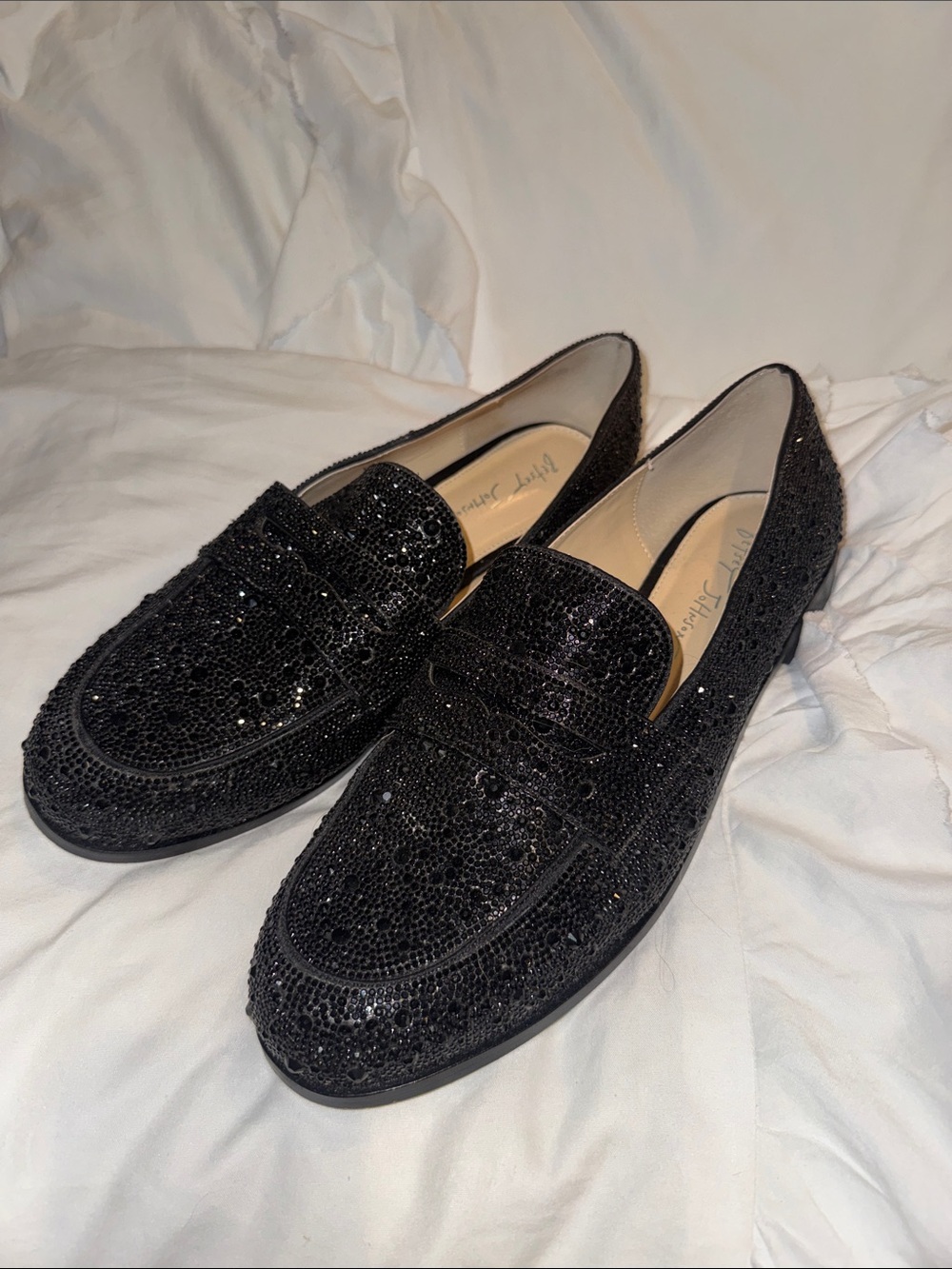 ✨ Betsey Johnson 12 Loafers Sparkle